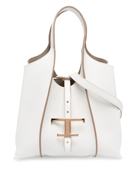 Tod'S T Timeless Mini Leather Shopping Bag