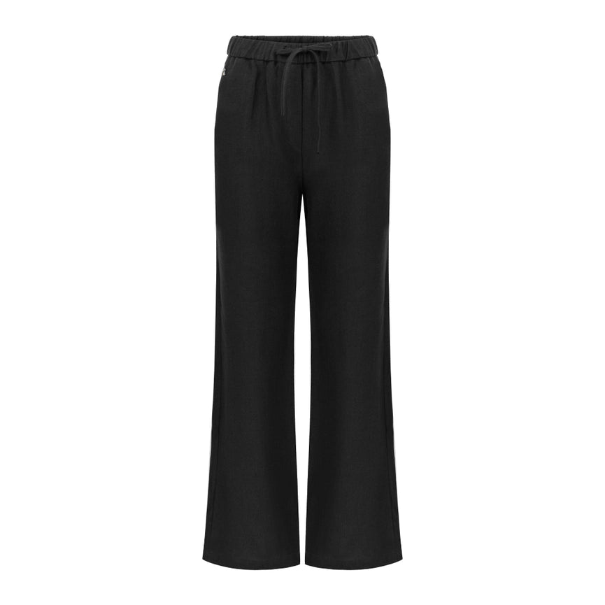 Today Linen Pants SS25-Pants-Dor Raw Luxury-XS-Black-Urbanheer