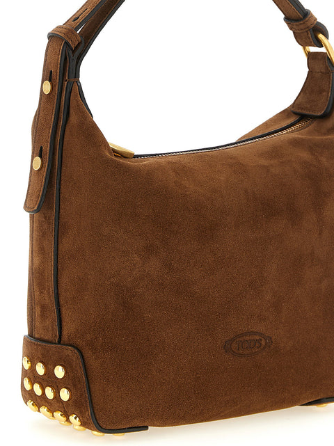 Tod's Gommini Mini Suede Shoulder Bag