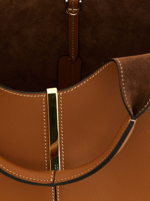Tod's Mini Metal Plate Shopping Bag