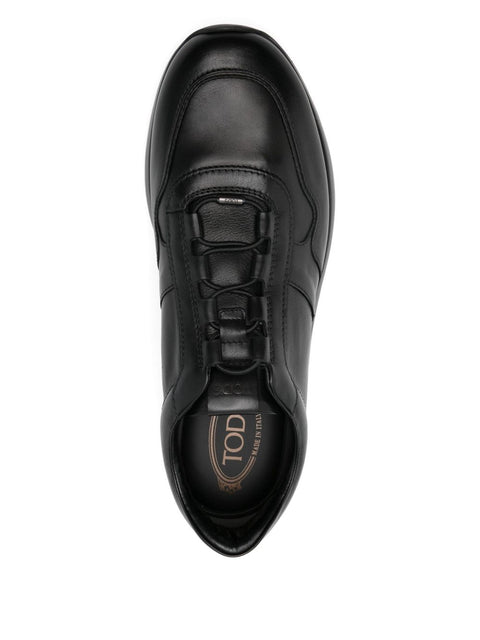 Tod's Red Dot Leather Sneakers