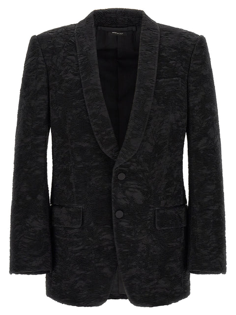 Tom Ford Black Colbert Blazer