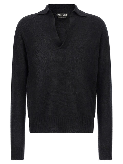 Tom Ford Cashmere And Silk Polo Shirt