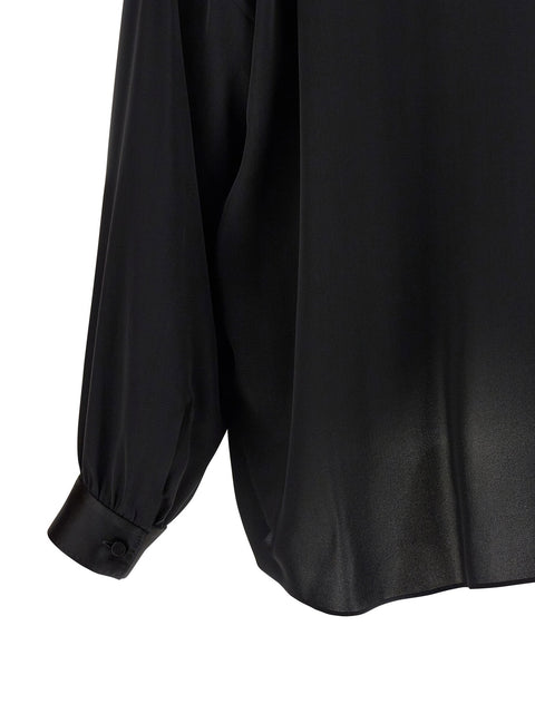 Tom Ford Lavallière Neck Blouse