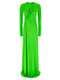 Tom Ford Long Sleeve Slash Front Evening Dress