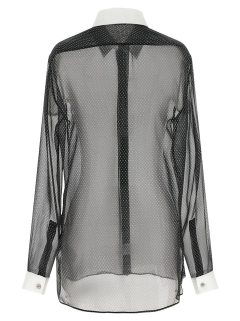 Tom Ford Lozenge Chiffon Shirt