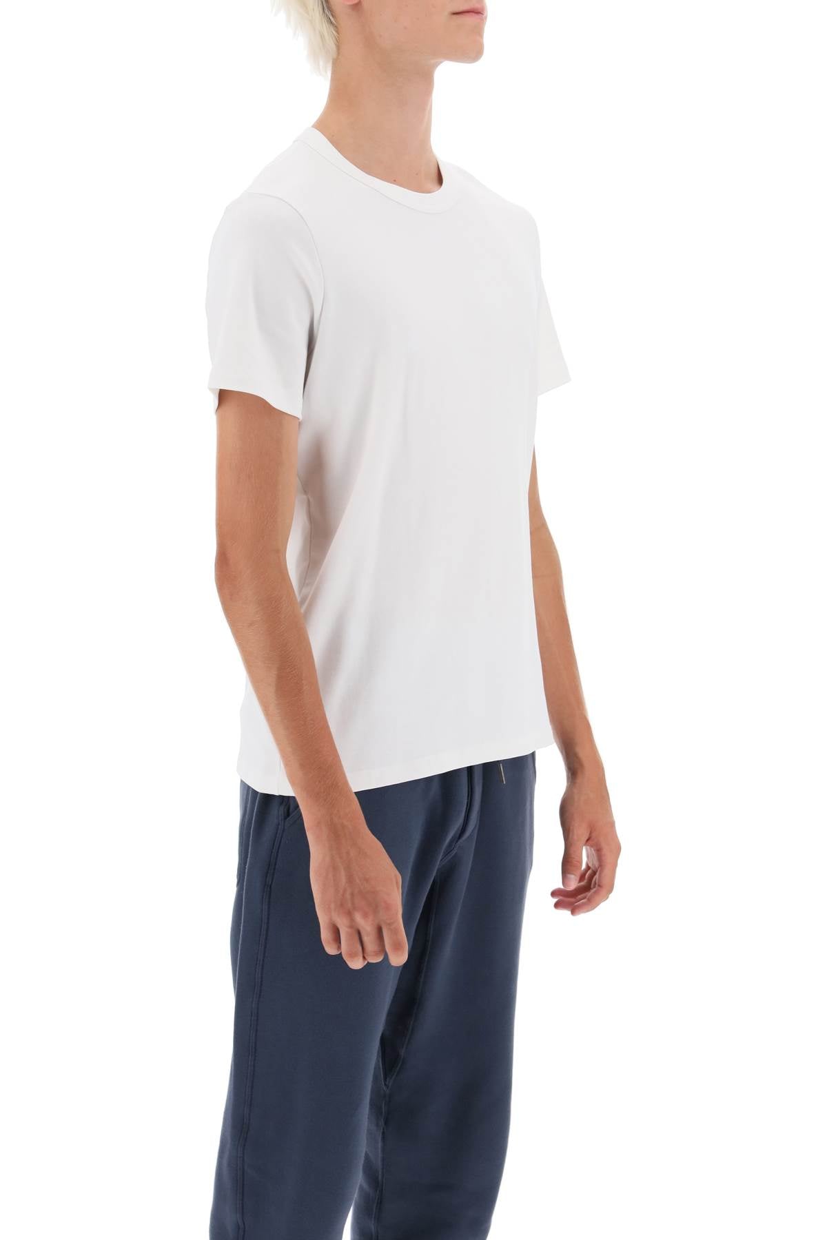 Tom Ford crew-neck t-shirt-men > clothing > topwear-Tom Ford-l-White-Urbanheer