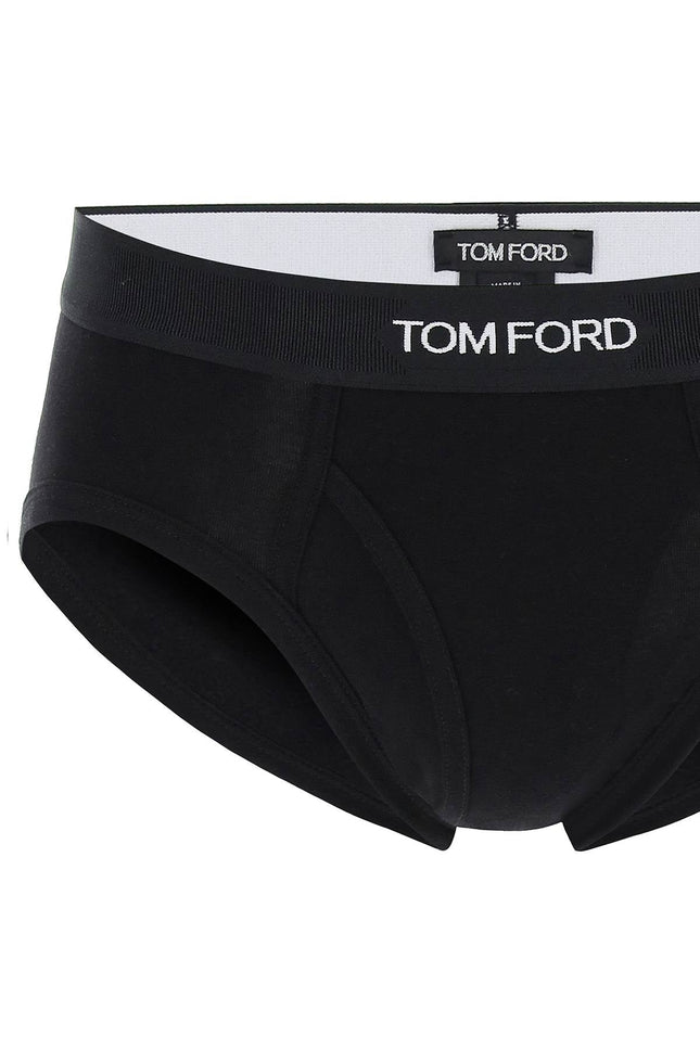 Tom ford logo band slip underwear with elastic-men > clothing > underwear and beachwear > underwear-Tom Ford-Urbanheer