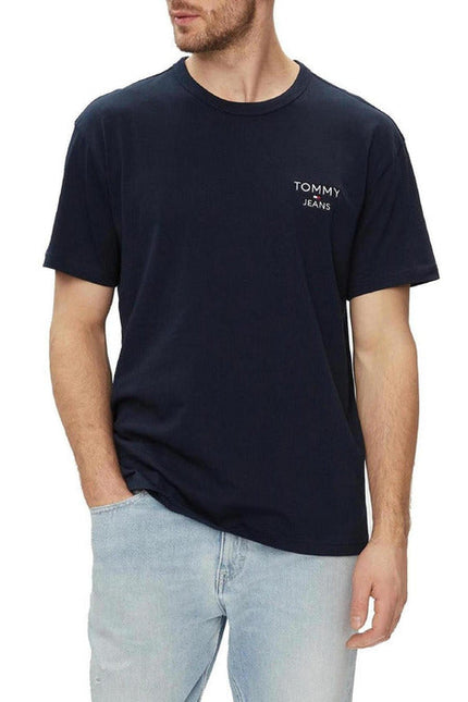 Tommy Hilfiger Jeans Men T-Shirt-Clothing T-shirts-Tommy Hilfiger Jeans-blue-3-3XL-Urbanheer