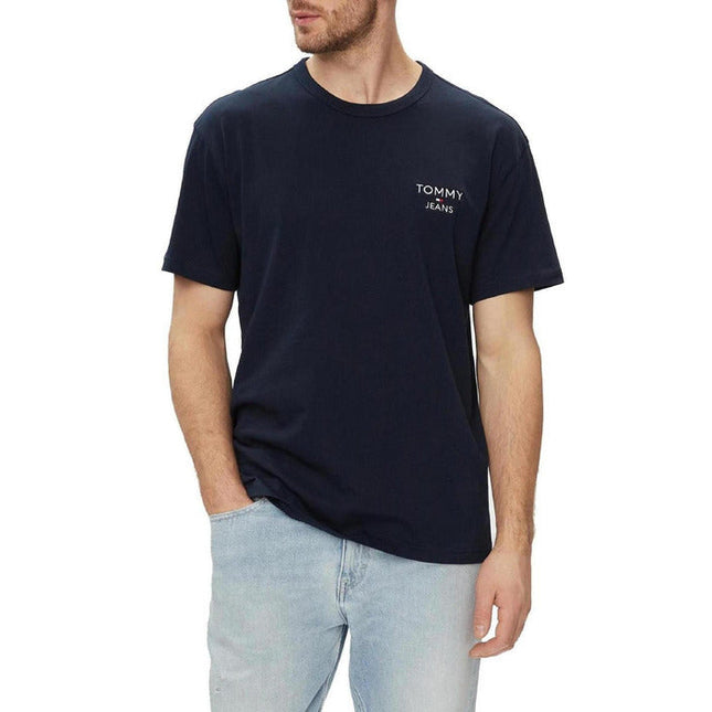 Tommy Hilfiger Jeans Men T-Shirt-Clothing T-shirts-Tommy Hilfiger Jeans-blue-3-3XL-Urbanheer