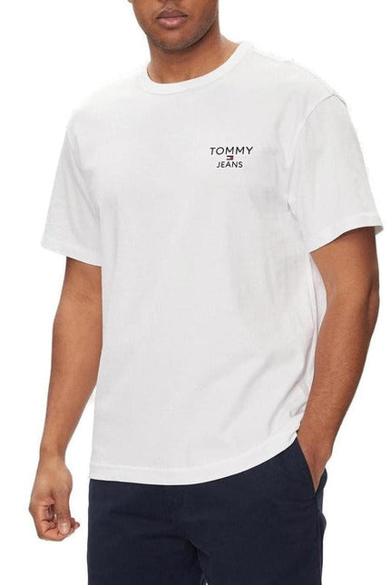 Tommy Hilfiger Jeans Men T-Shirt-Clothing T-shirts-Tommy Hilfiger Jeans-white-3-3XL-Urbanheer
