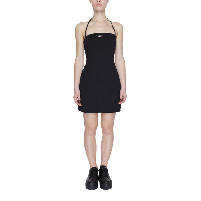 Tommy Hilfiger Jeans Women Dress-Clothing Dresses-Tommy Hilfiger Jeans-black-XS-Urbanheer