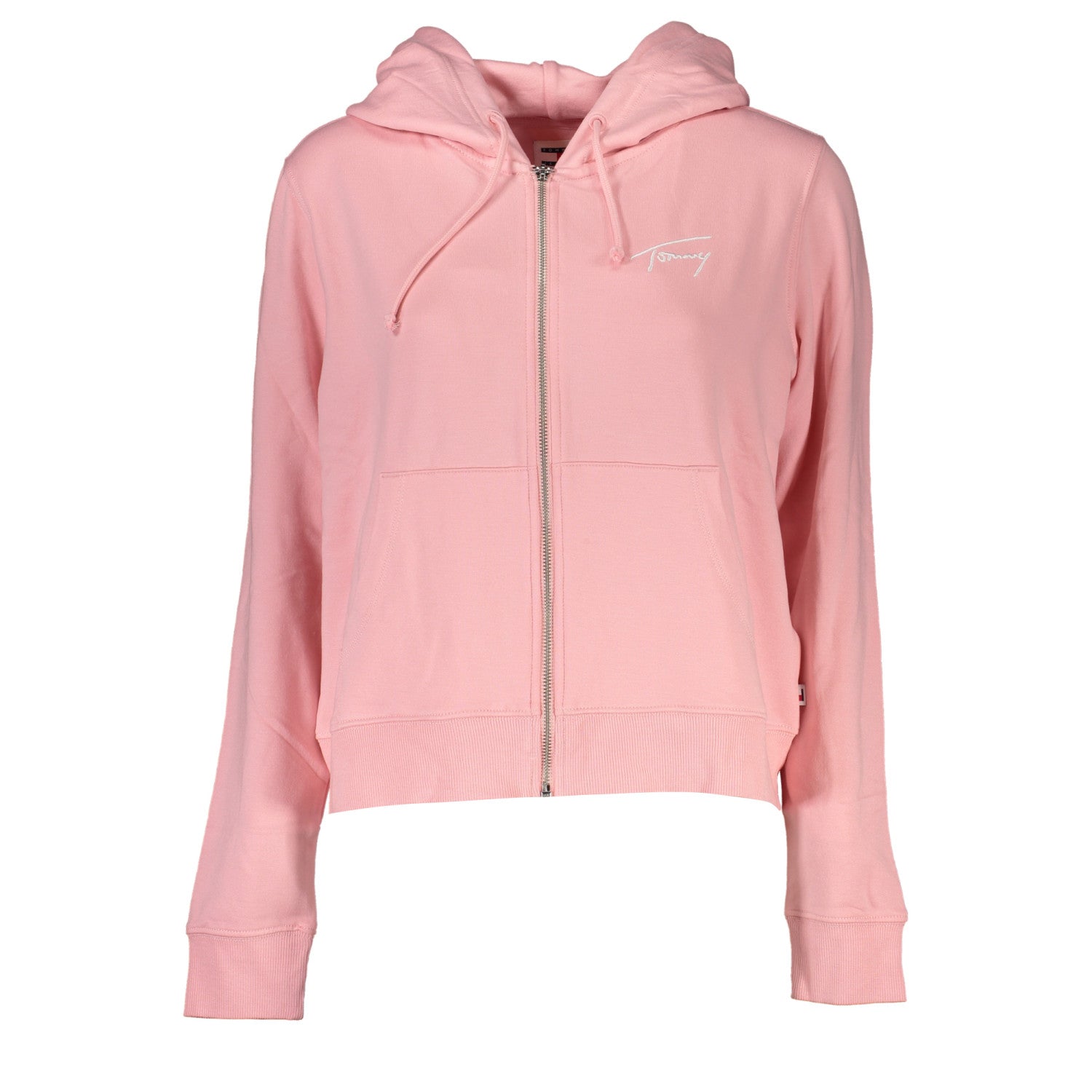 Tommy Hilfiger Pink Zipper Hoodie-TOMMY HILFIGER-M-Urbanheer