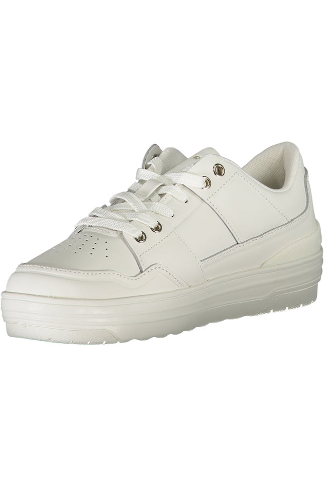 TOMMY HILFIGER WHITE WOMEN'S SPORTS SHOES-Sneakers-TOMMY HILFIGER-Urbanheer