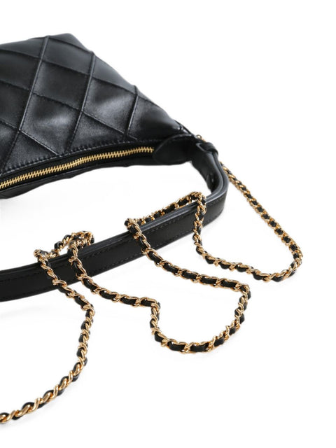 Tory Burch Fleming leather chain pouch