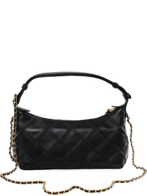 Tory Burch Fleming leather chain pouch