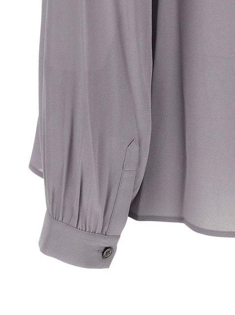 Tory Burch Georgette Bow Blouse
