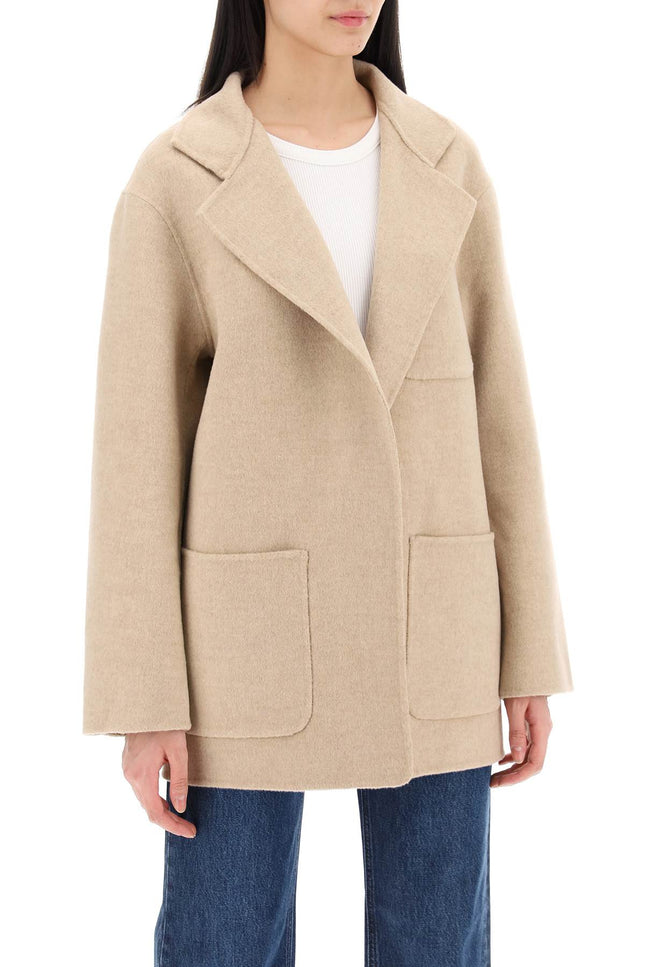 Toteme double-faced wool jacket-women > clothing > jackets > blazers and vests-Toteme-Urbanheer