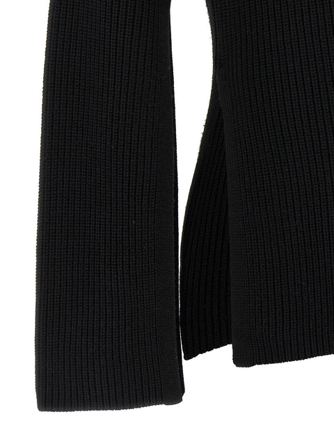 Toteme Ribbed Wool Turtleneck Sweater