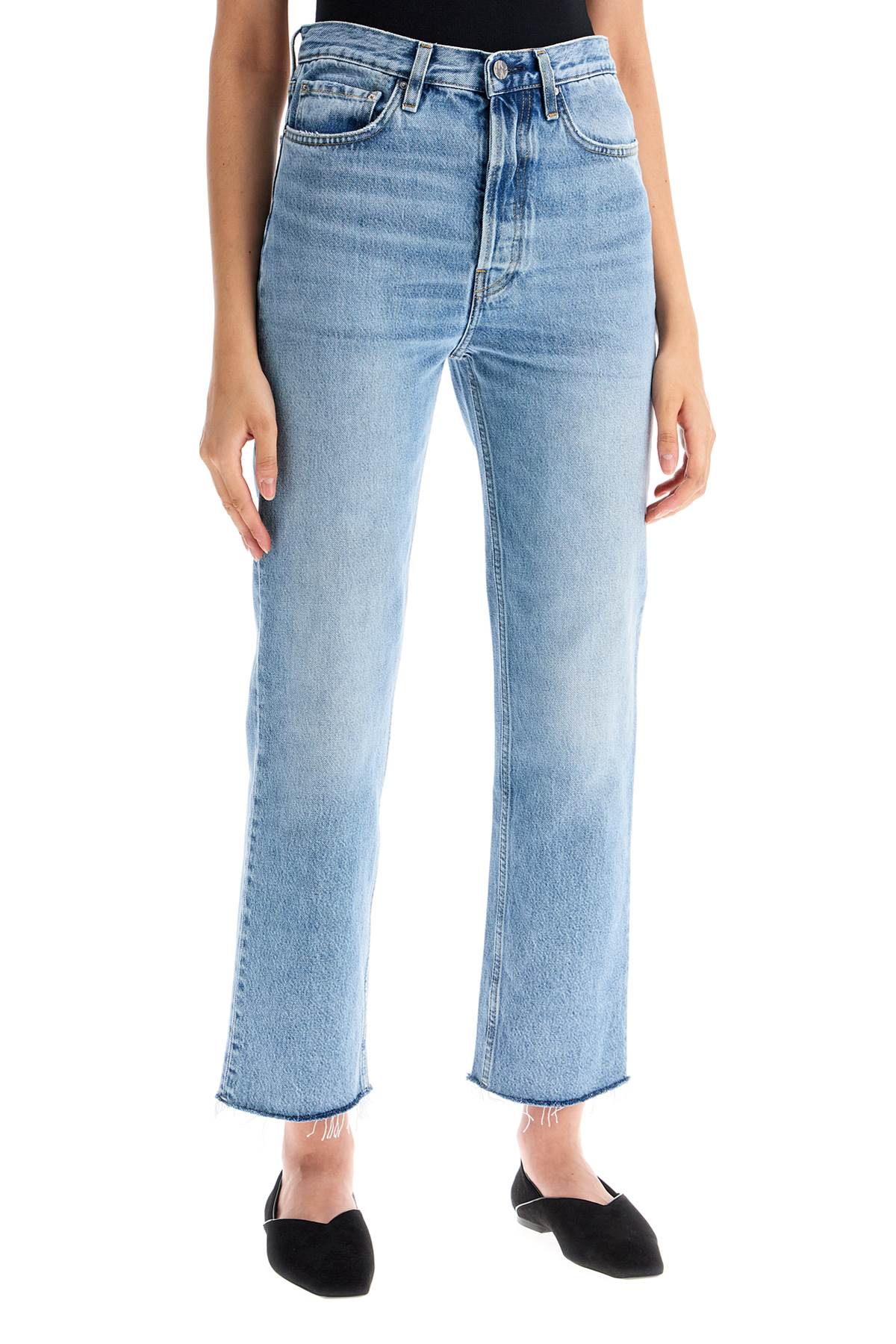 Toteme classic cut cropped jeans - Blue from Toteme