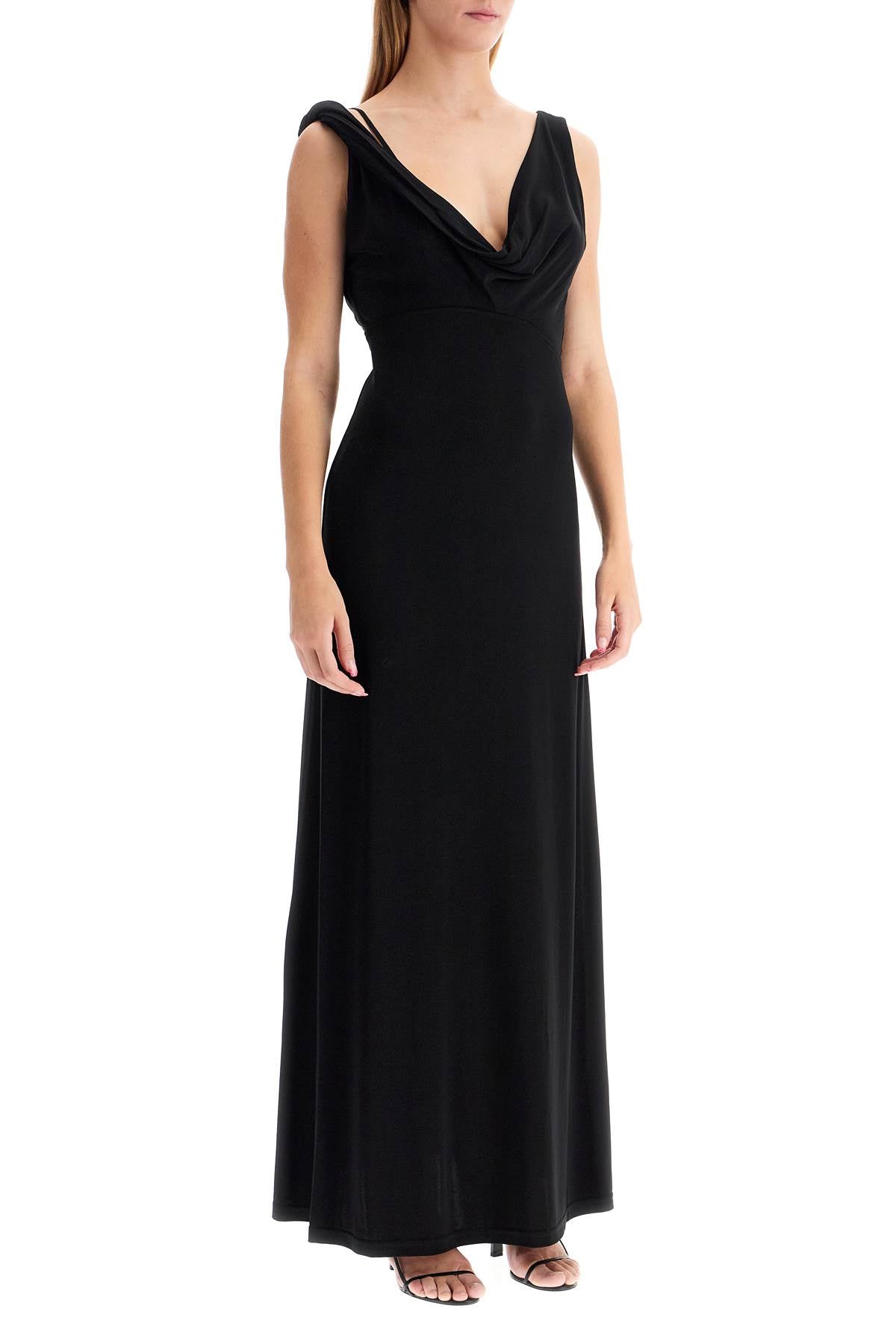 Toteme maxi dress with asymmetrical neckline from Toteme exclusive at Urbanheer Toteme maxi dress with asymmetrical neckline from Toteme exclusive at Urbanheer