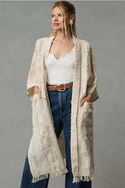 Treasure Long Jacket-Jacket-SAACHI-Ivory Silve-Urbanheer