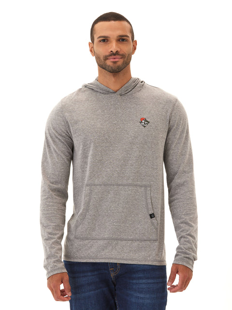 Triblend Embroidery Hoodie Tee