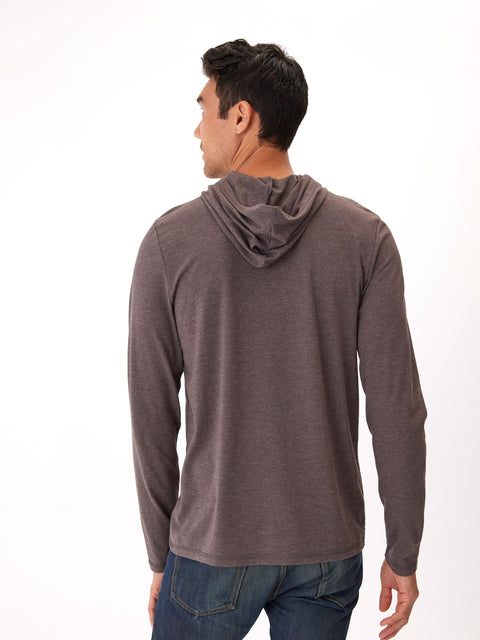 Triblend Embroidery Hoodie Tee