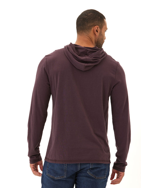 Triblend Embroidery Hoodie Tee