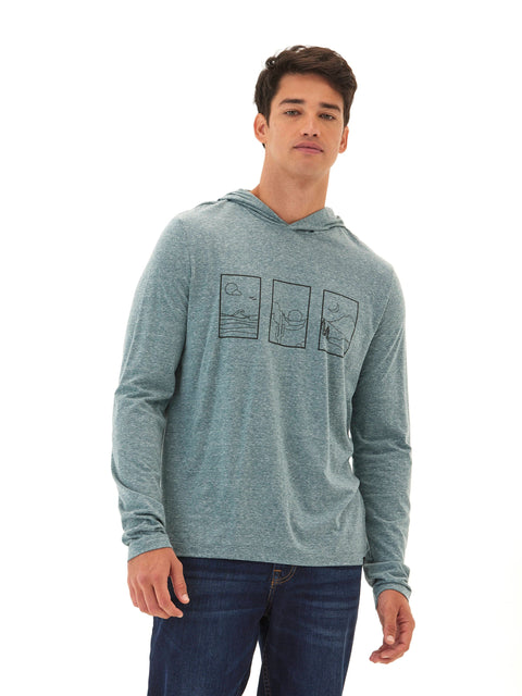 Triblend Jersey Graphic T-Shirt Hoodie