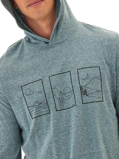 Triblend Jersey Graphic T-Shirt Hoodie