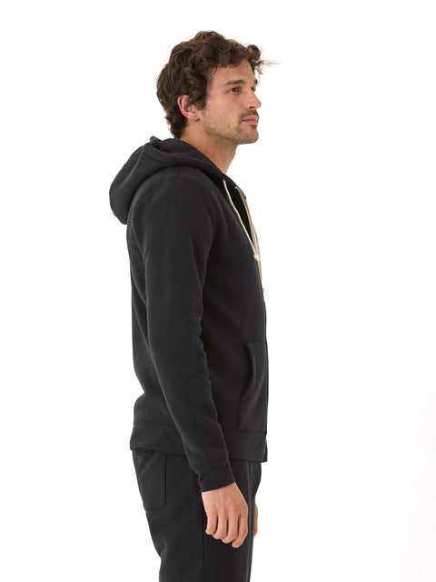 Triblend Zip Fleece Hoodie