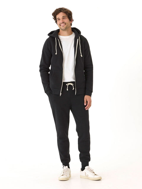 Triblend Zip Fleece Hoodie