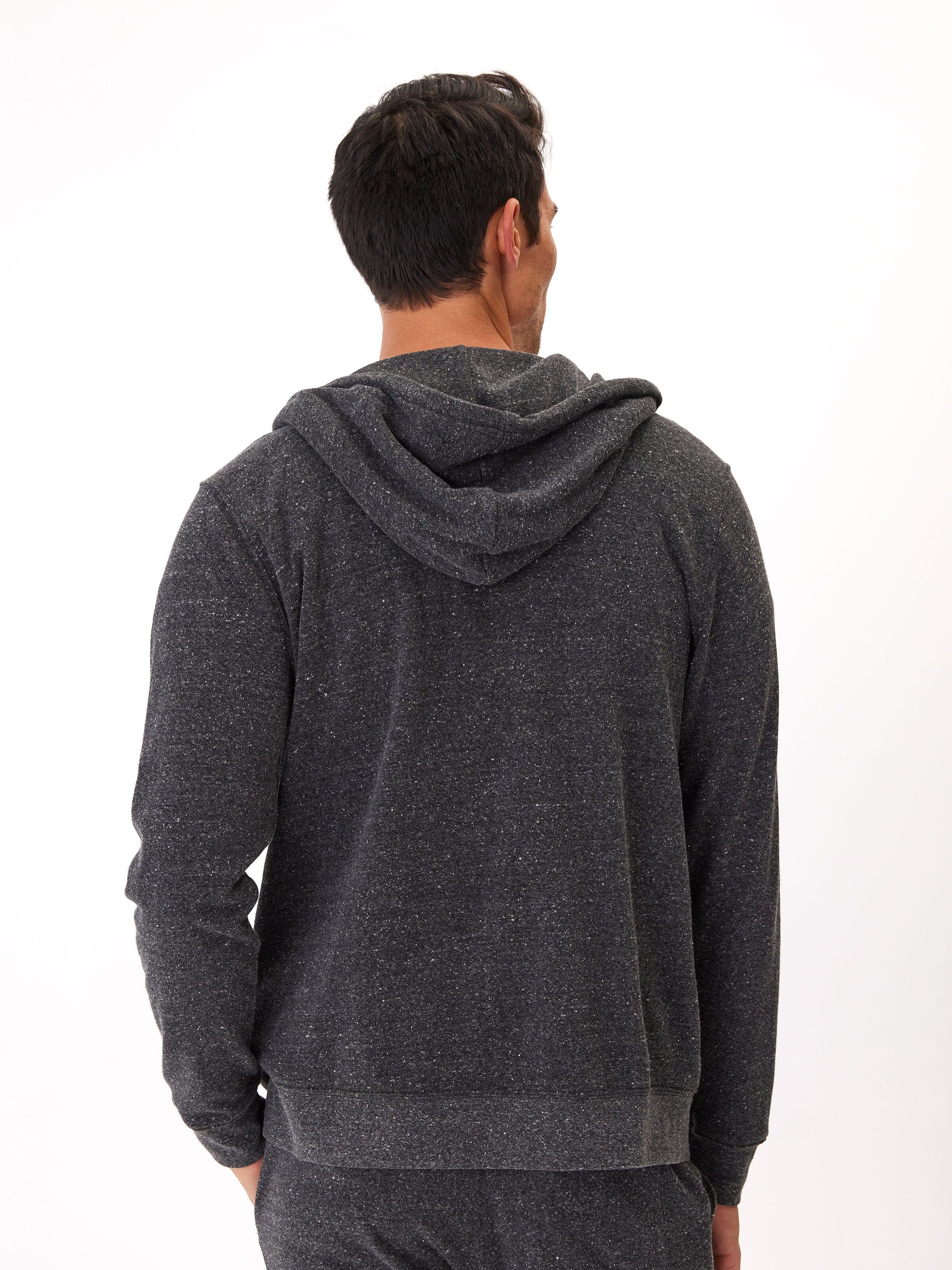 Triblend Zip Fleece Hoodie