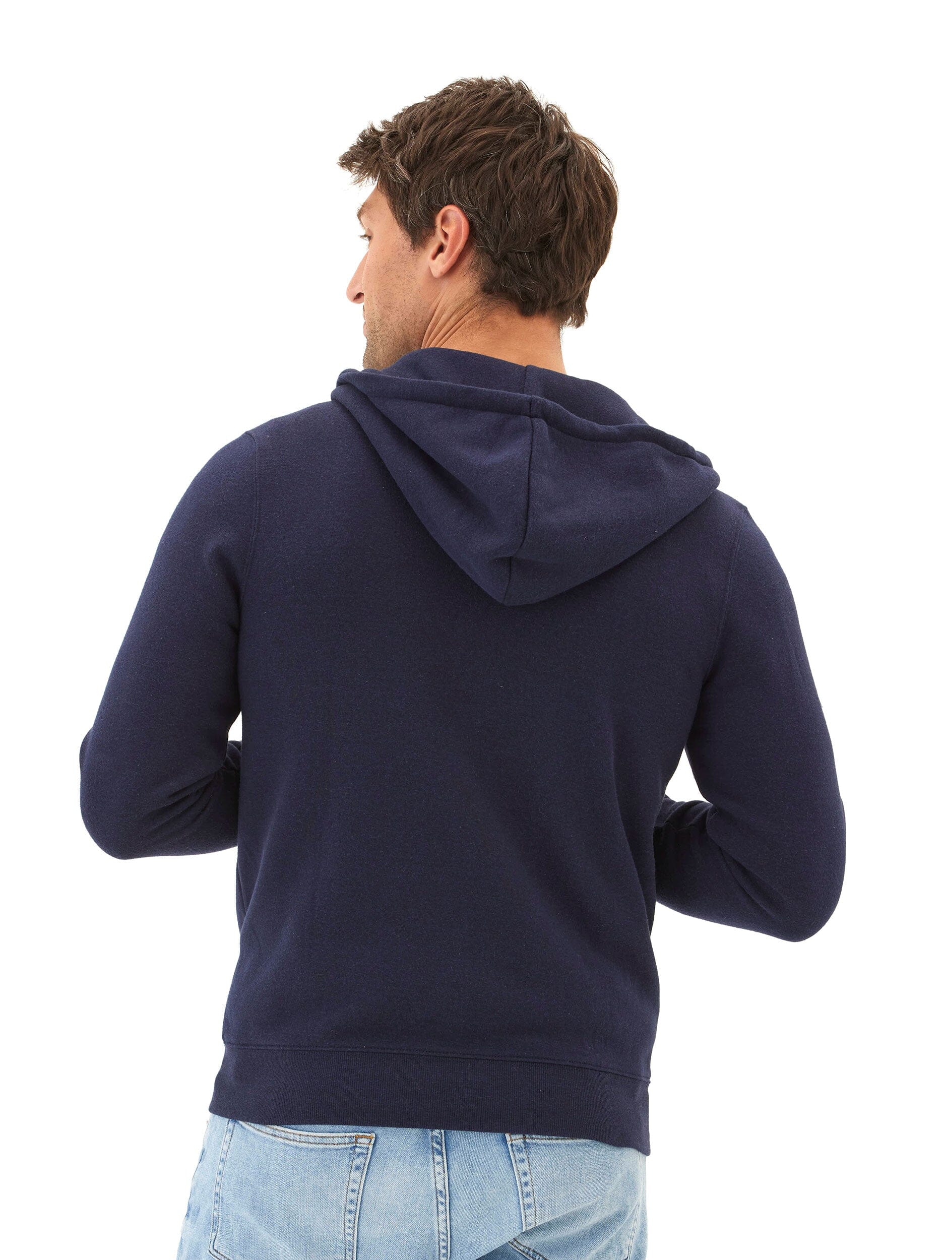 Triblend Zip Fleece Hoodie