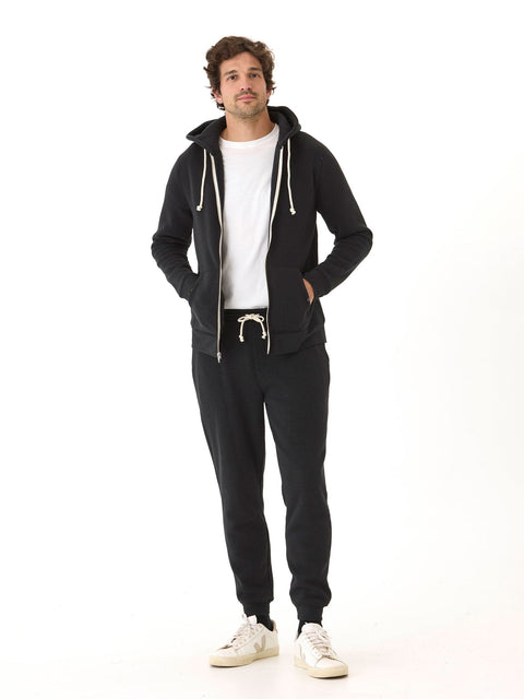 Triblend Zip Fleece Hoodie