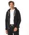 Triblend Zip Fleece Hoodie