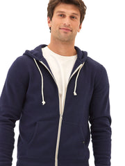 Triblend Zip Fleece Hoodie