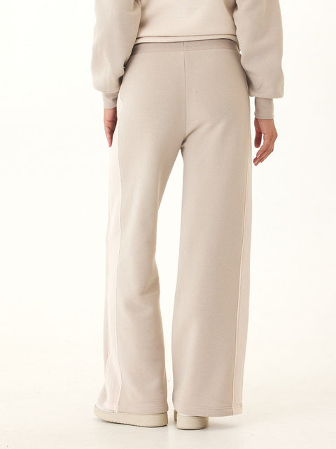Tricia Triblend Fleece Colorblock Wide Leg Pant