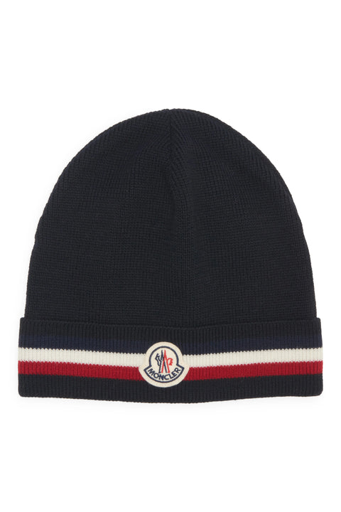 Tricolor Wool Beanie