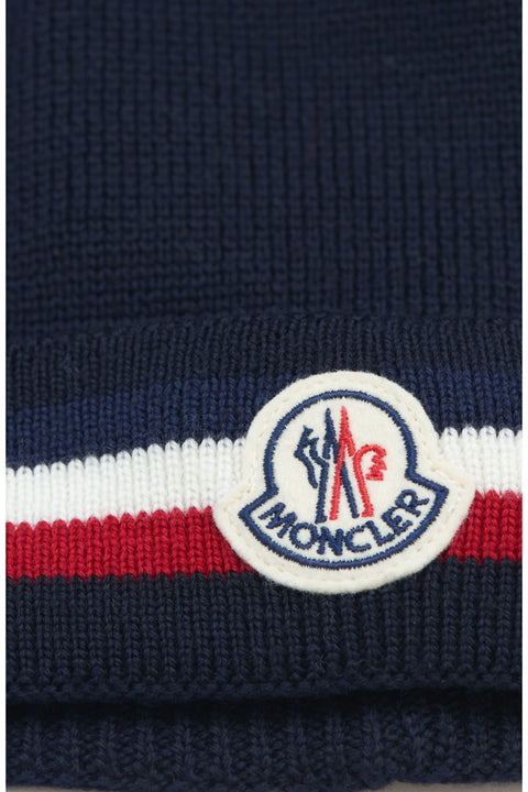 Tricolor Wool Beanie