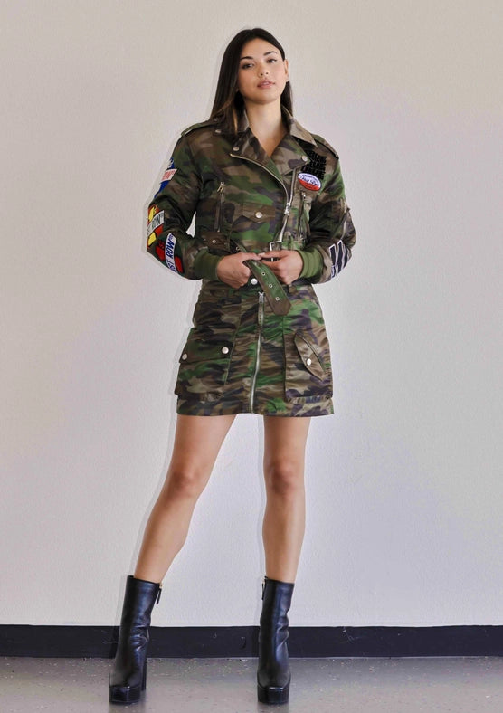 True Freedom Nylon MA-1 Rider Jacket Wood Camo-Jacket-Vibrant M.i.U-S-Urbanheer