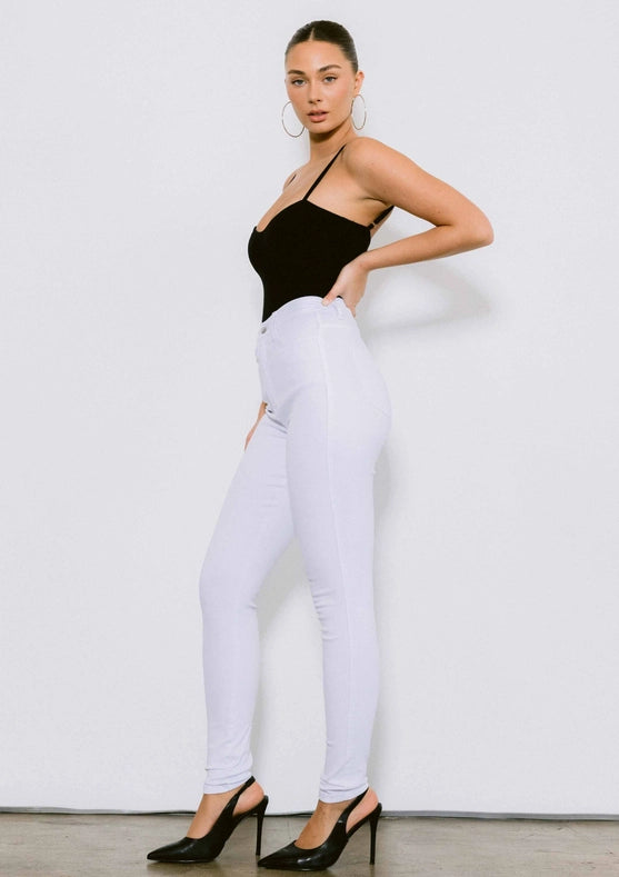 Trustfall Skinny Jeans White-Jeans-Vibrant M.i.U-1-WHITE-Urbanheer