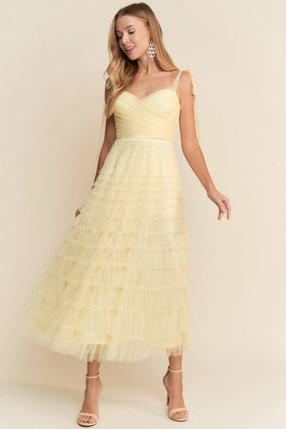 Tulle Midi Dress-Dress-Maniju-S-Blush-Urbanheer