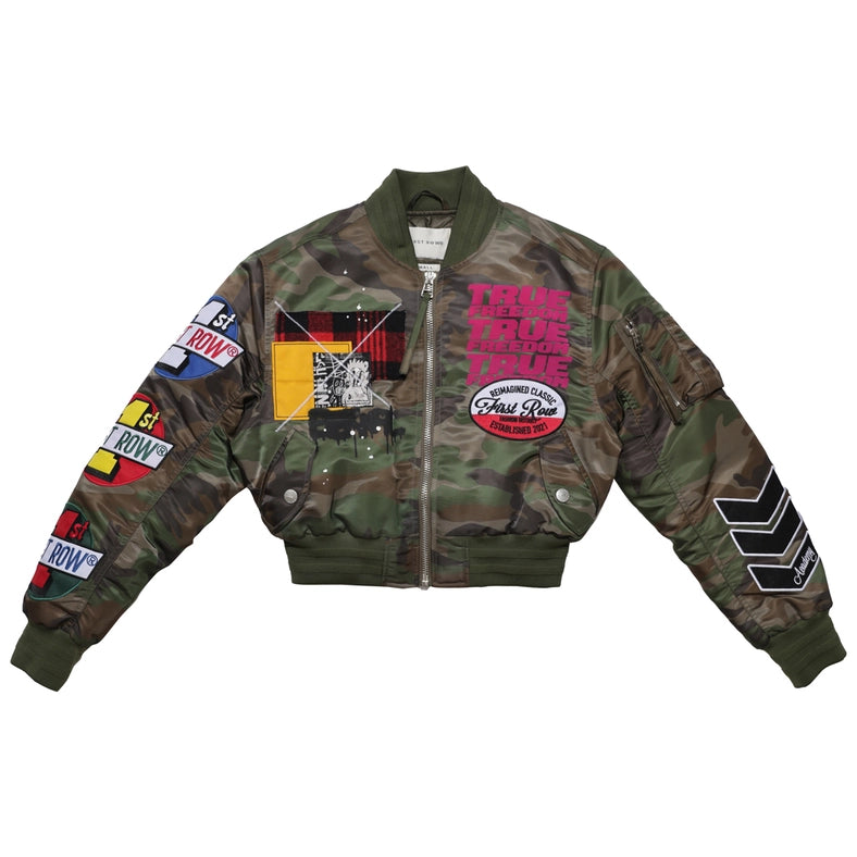 Ture Freedom Multi Patches MA-1 Jacket Wood Camo-Jacket-Vibrant M.i.U-S-Urbanheer