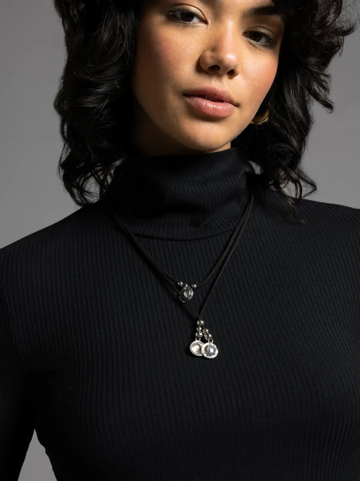 Turtleneck Ribbed Dress