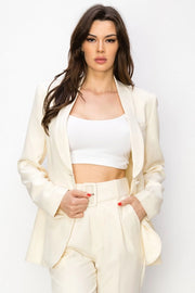 Tuxedo Jacket Off White-Jacket-One n' More Inc.-S-OFF WHITE-Urbanheer