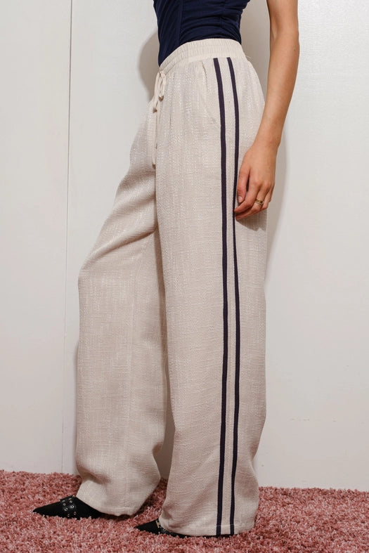 Tweed Track Pants-Pants-Pretty Garbage-S-Beige-Urbanheer