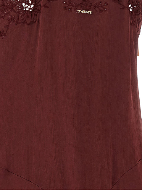 Twin Set Envers Satin Dress