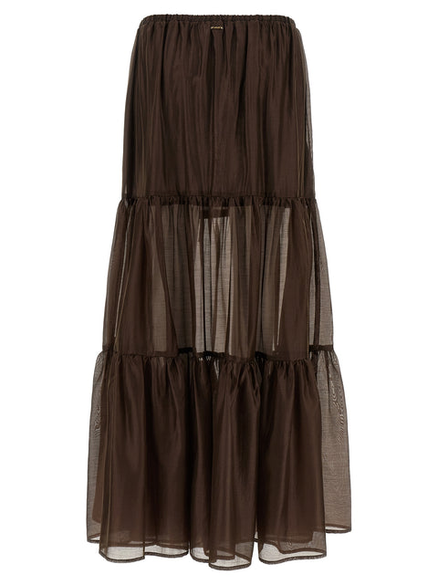 Twin Set Flounces Skirt